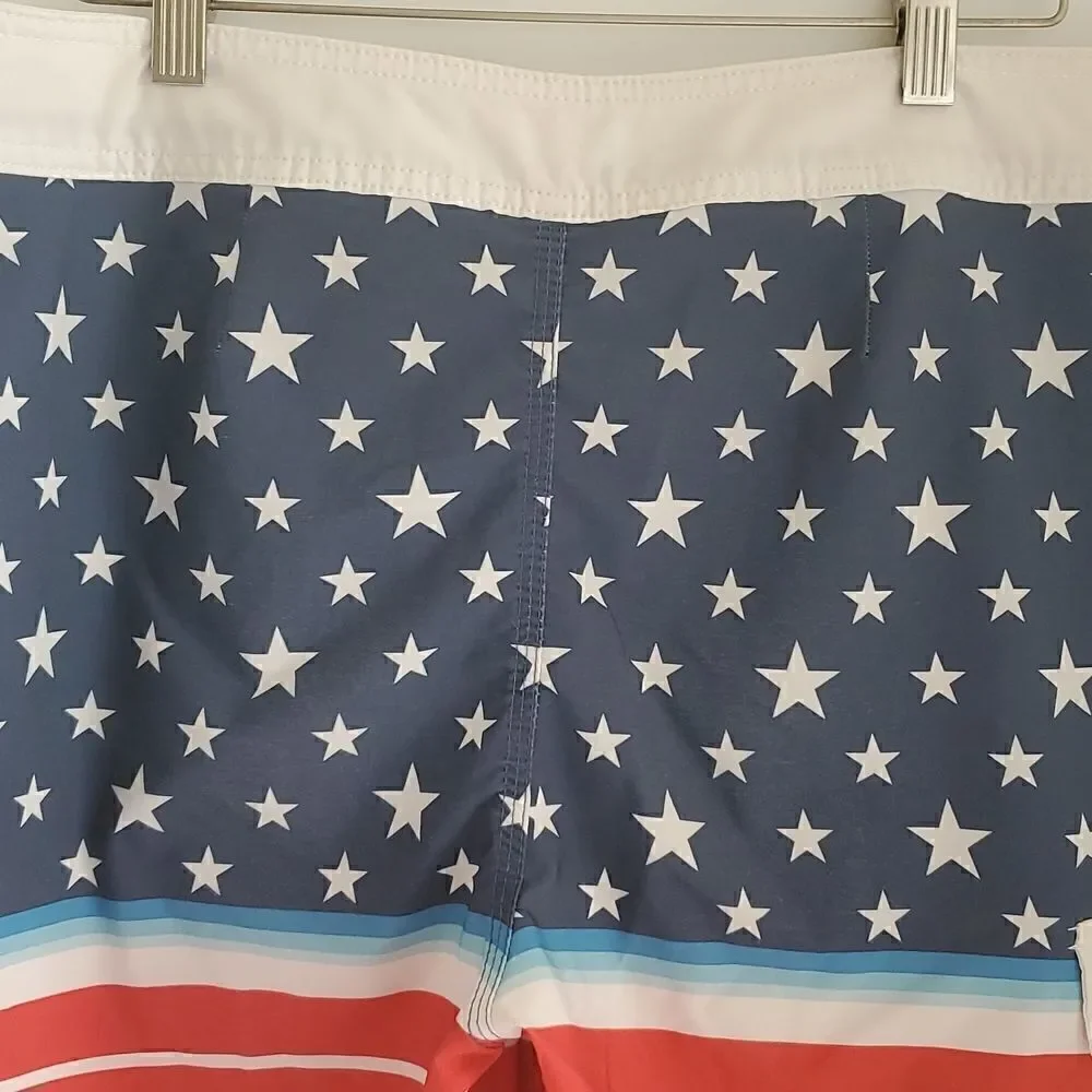 Trinity American Flag Men's Boardshorts Size 30